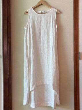 royal toscana linen dress Ladies Dresses Beautiful Linen Clothes White Royal Toscana Linen Dress MagicLinen XL